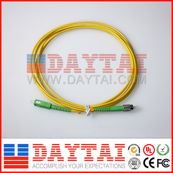 Sc/APC - FC/APC Fiber Optical Single Mode Patch Cord