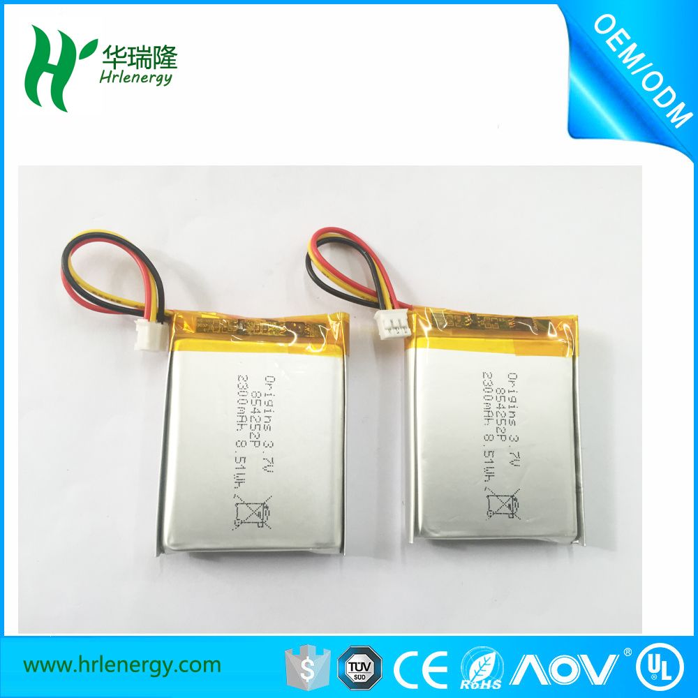 Lithium Ion 3.8V 3.7V 850mAh Lipo Battery Cell