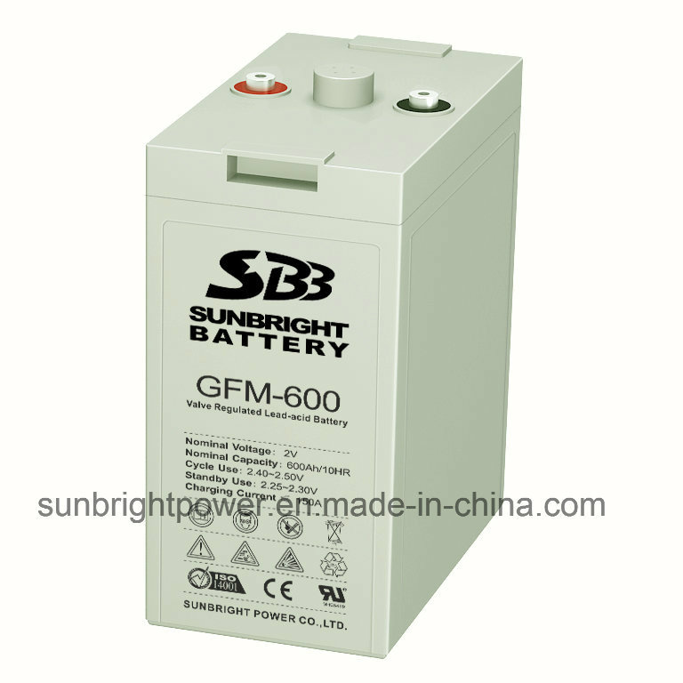Maintenance Free 2V600ah Deep Cycle Gel Battery