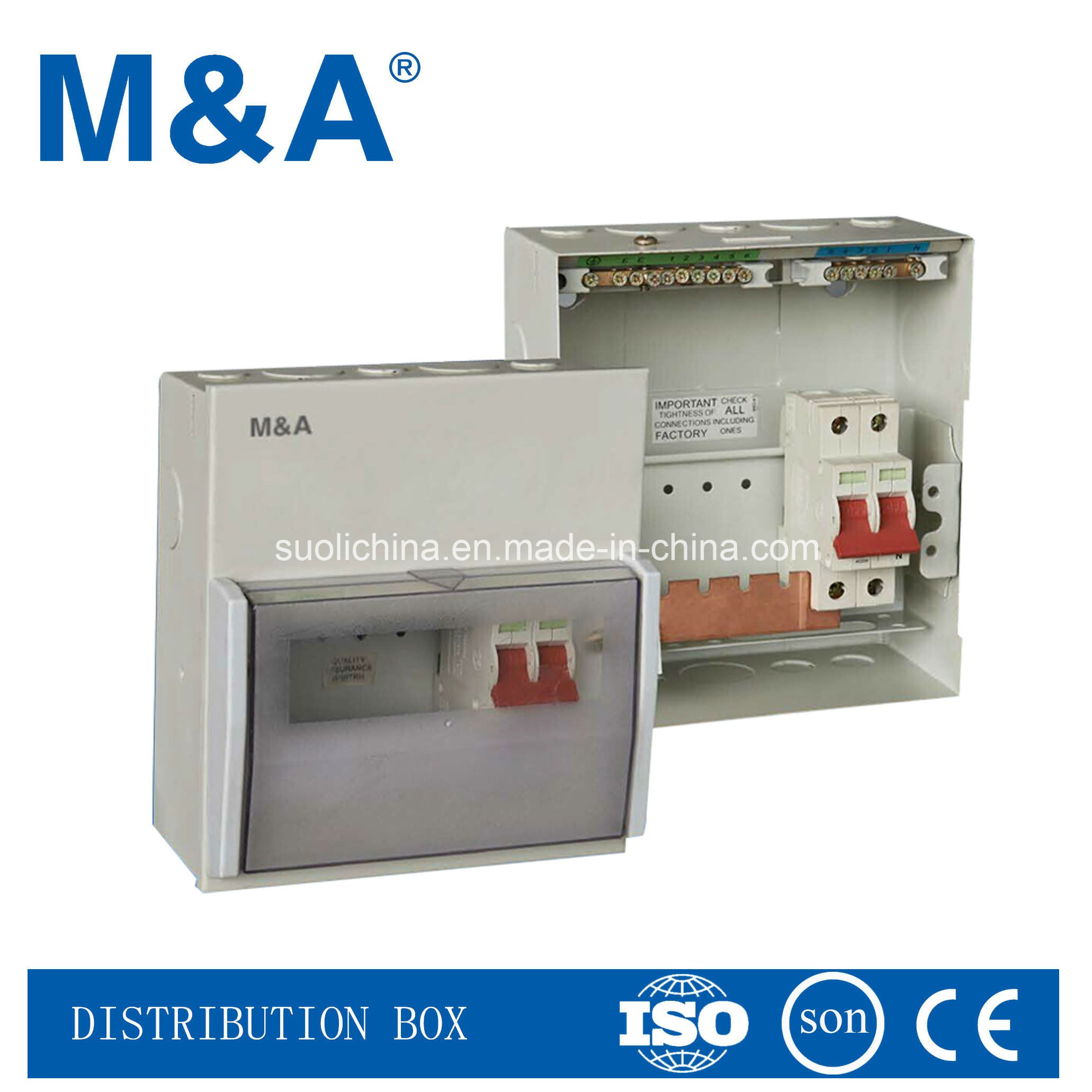 Mdb-V Spn Single Phase Distribution Box Consumer Unit