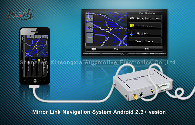 Smartphone Mirror Link Navigation Box for Sony with Mute Dedicated Line / Touch Screen