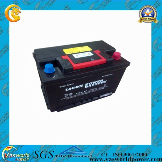 DIN 12V75ah Mf Car Battery