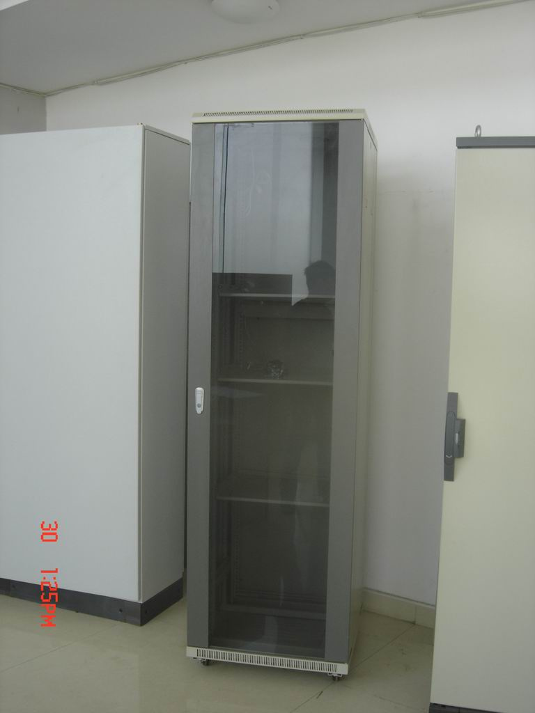 Network Cabinet with Transparent Door