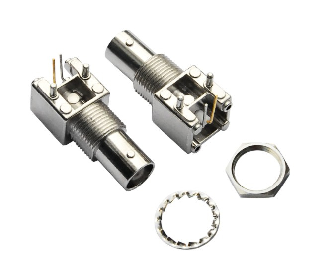 Jack PCB Mount Sdi 13.1mm R/a BNC Connector