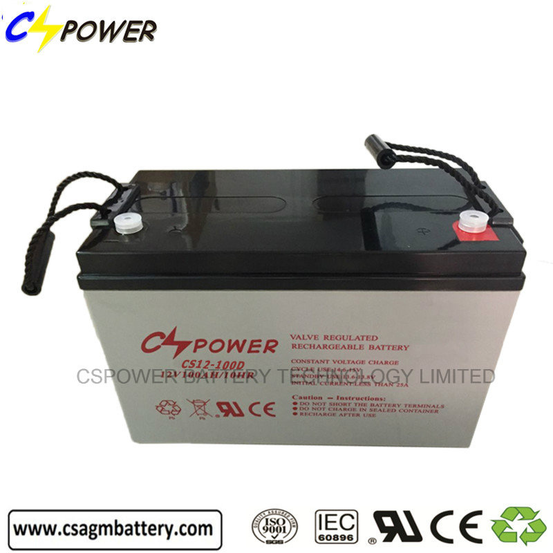 Deep Cycle Solar AGM Batteries 12V100ah for Power Storage