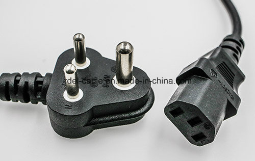 South Africa Power Cord with IEC C13 Plug