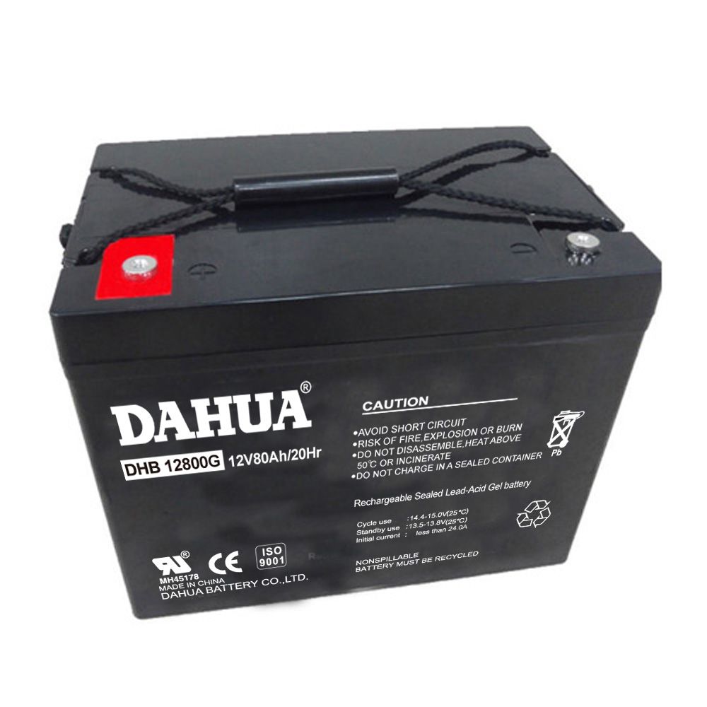 Dahua 12V 80ah Gel Solar Battery for Solar Systems