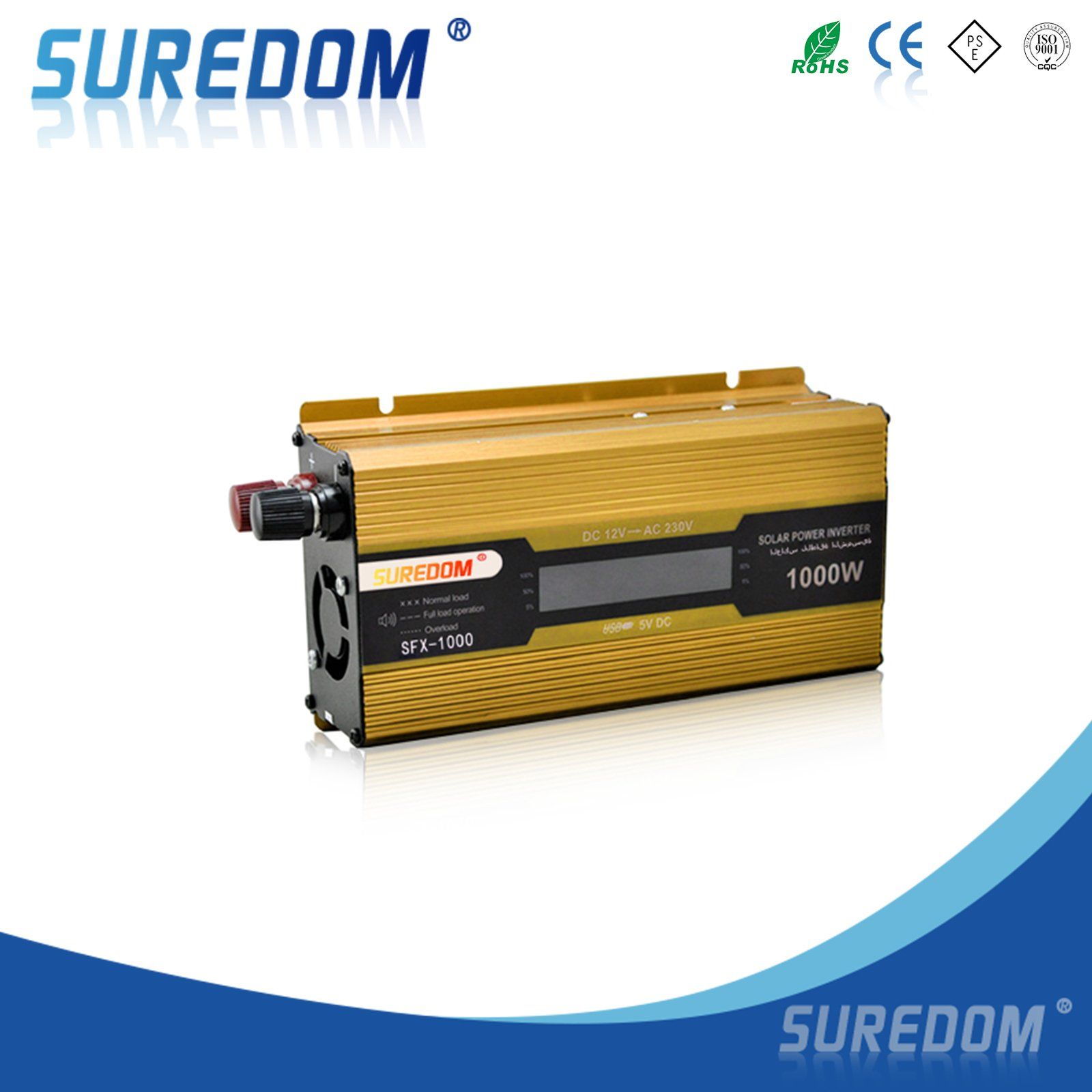 1000W Battery Clamp DC/AC off/on Grid Solar Inverter