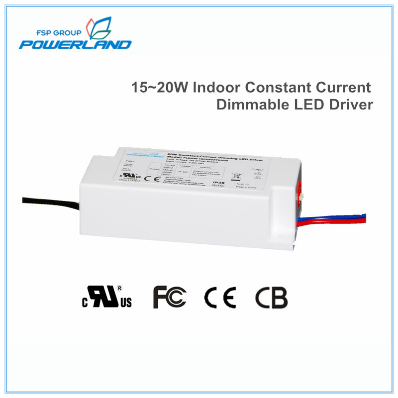 Indoor Constant Current 15~20W Dimmable LED Power Supply