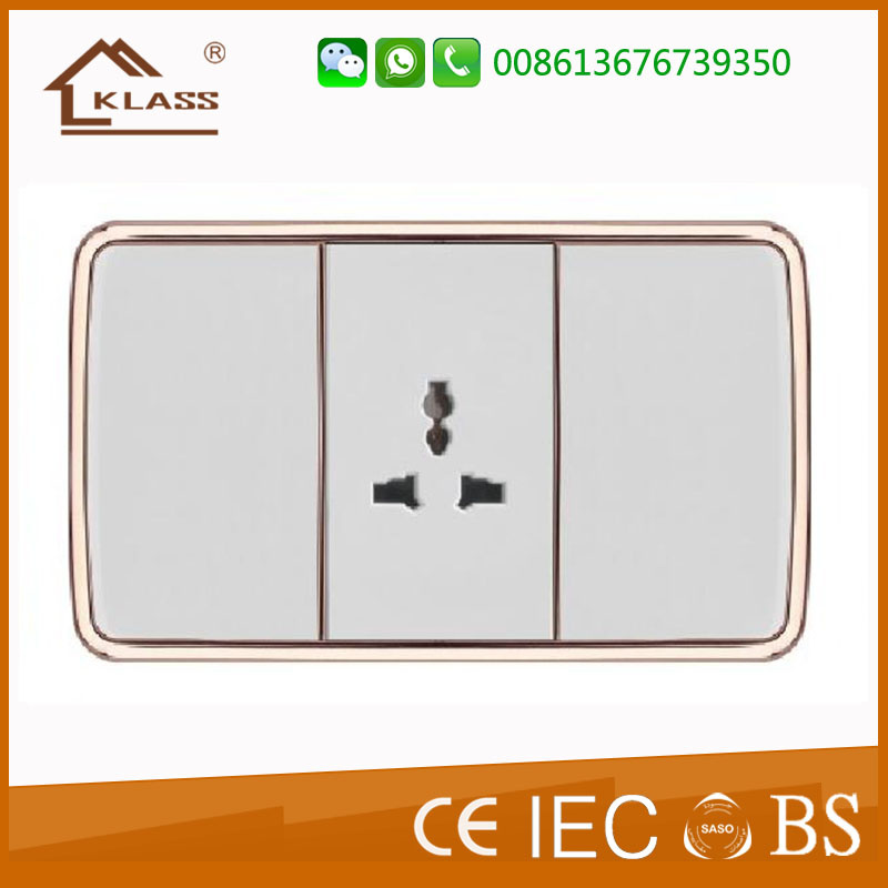 Electric Wall Switch with Mf Socket