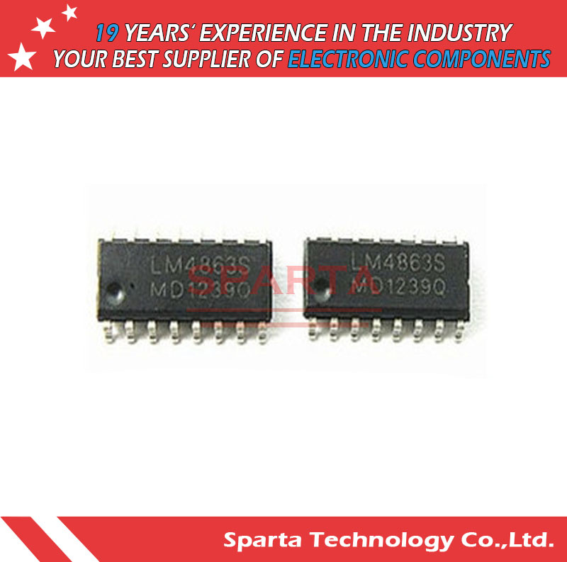 Lm4863s Lm4863D Sop16 Audio Amplifier IC Integrated Circuit