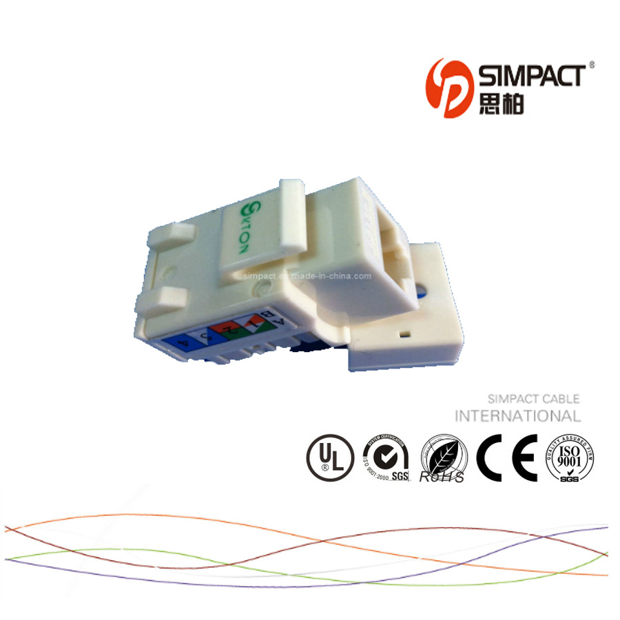 CE, RoHS Approve UTP Cat5e Standard Module