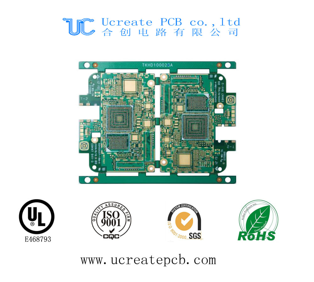 Good Quality Rigid PCB Printed Circuit Board with RoHS and UL for Electronics