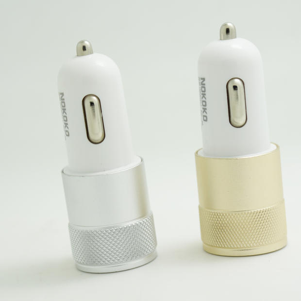 Universal Mini Dual USB Car Charger for Smartphones