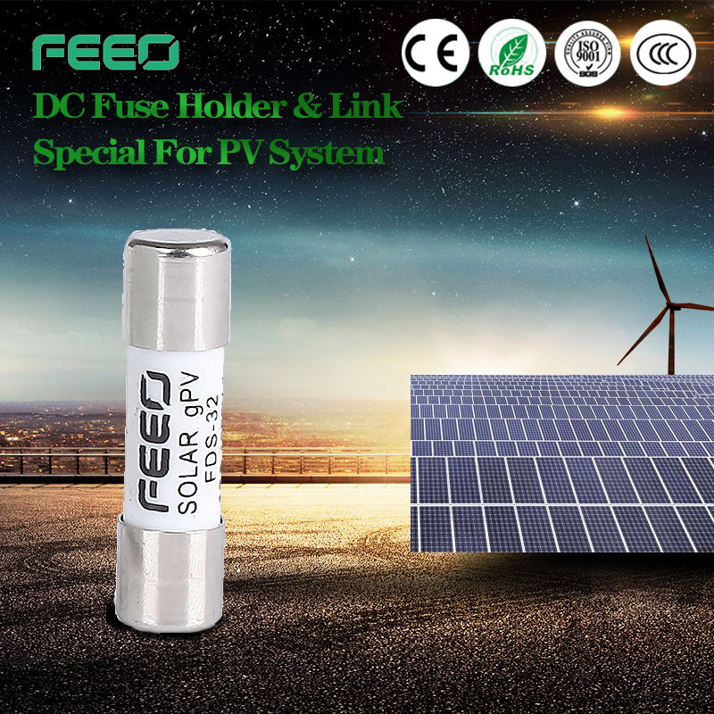 DC 25A 500V Fuse Holder Automatic Sun Power Fuse Link