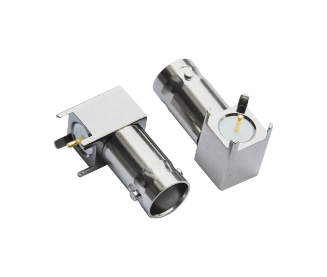 PCB Mount RF Series R/a Jack BNC Connector
