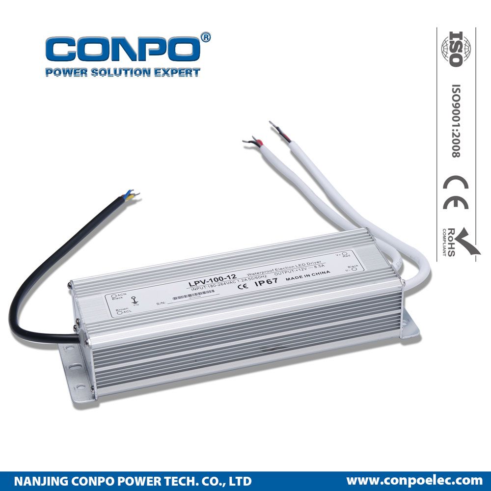Lpv-100W 12V/24V Waterproof Power Supply