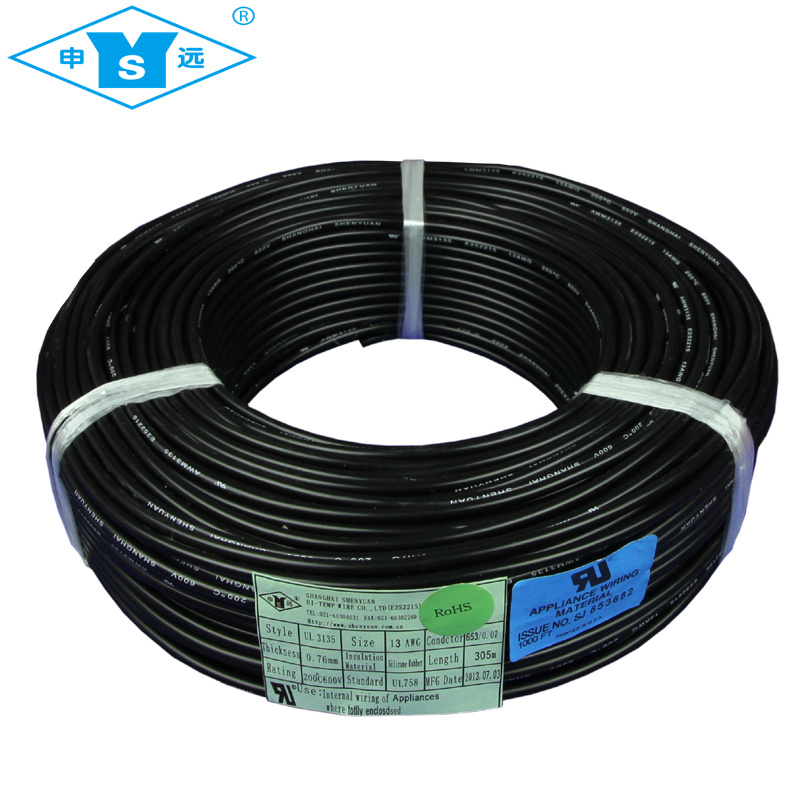 UL3135 Flexible Heat Resistant Silicone Cloth Tin Wire