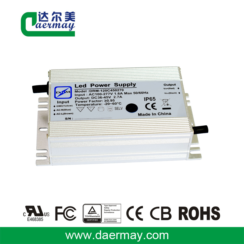 IP65 120W 45V LED Driver Waterproof