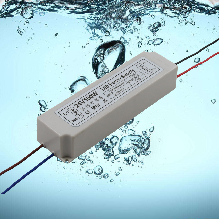 24V 4A 100W LED Transformer AC/DC Switching Power Supply Hts