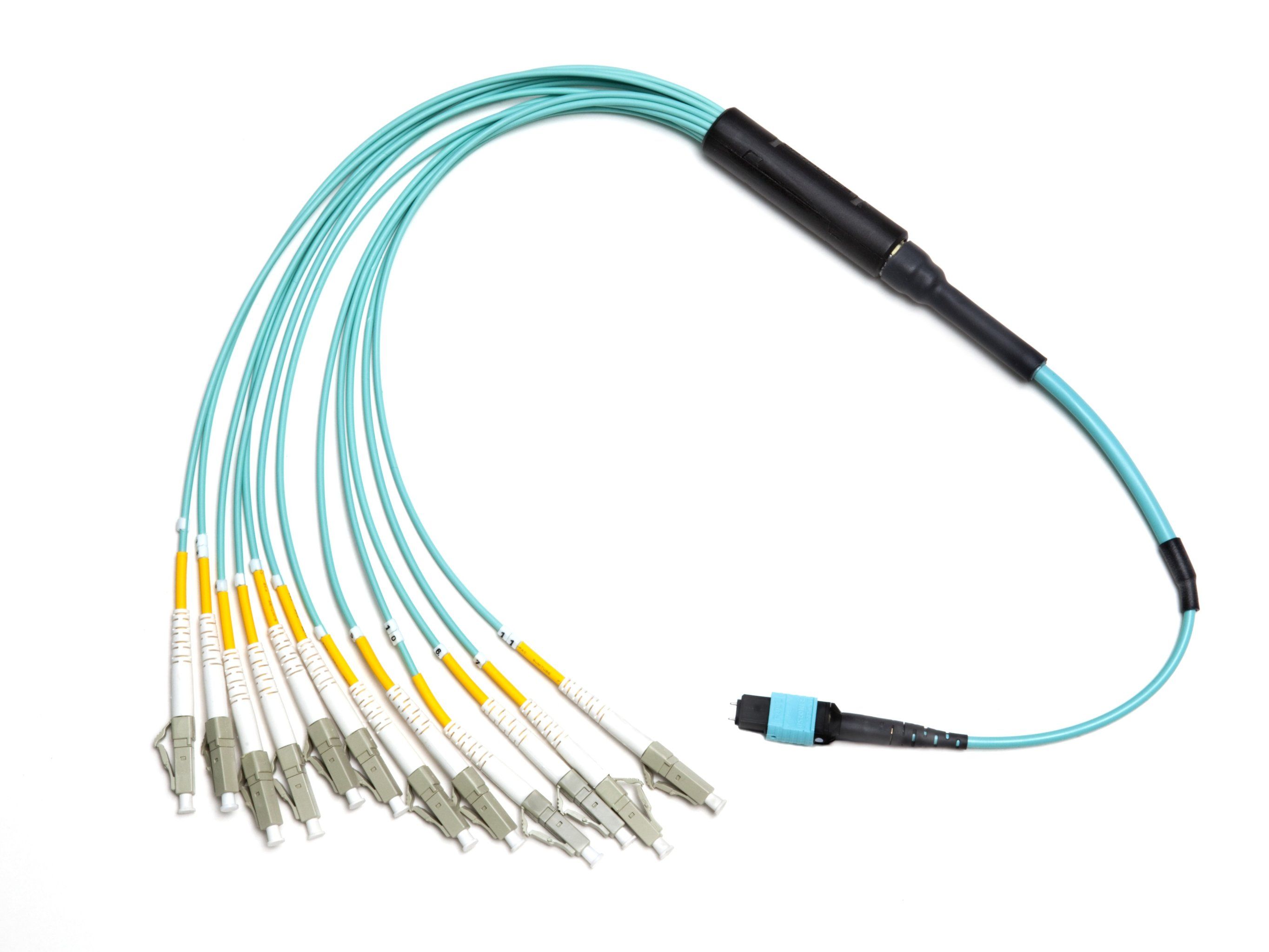 8/12/24 Fanout/Breakout Fiber Optical Cable with LC Connector