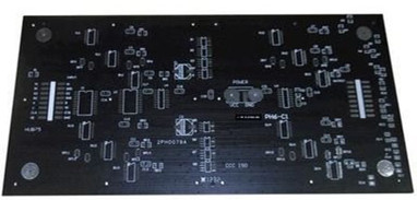 New Electronics Circuit Board PCB with Black Solder Mask