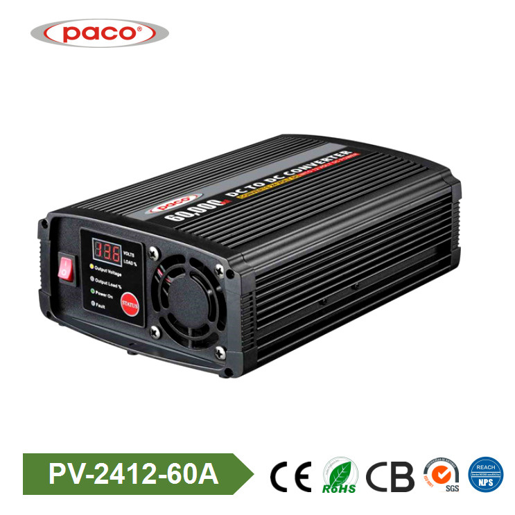 Frequency Converter Factory Price 24V to 12V 60 AMP DC Converter Inverter