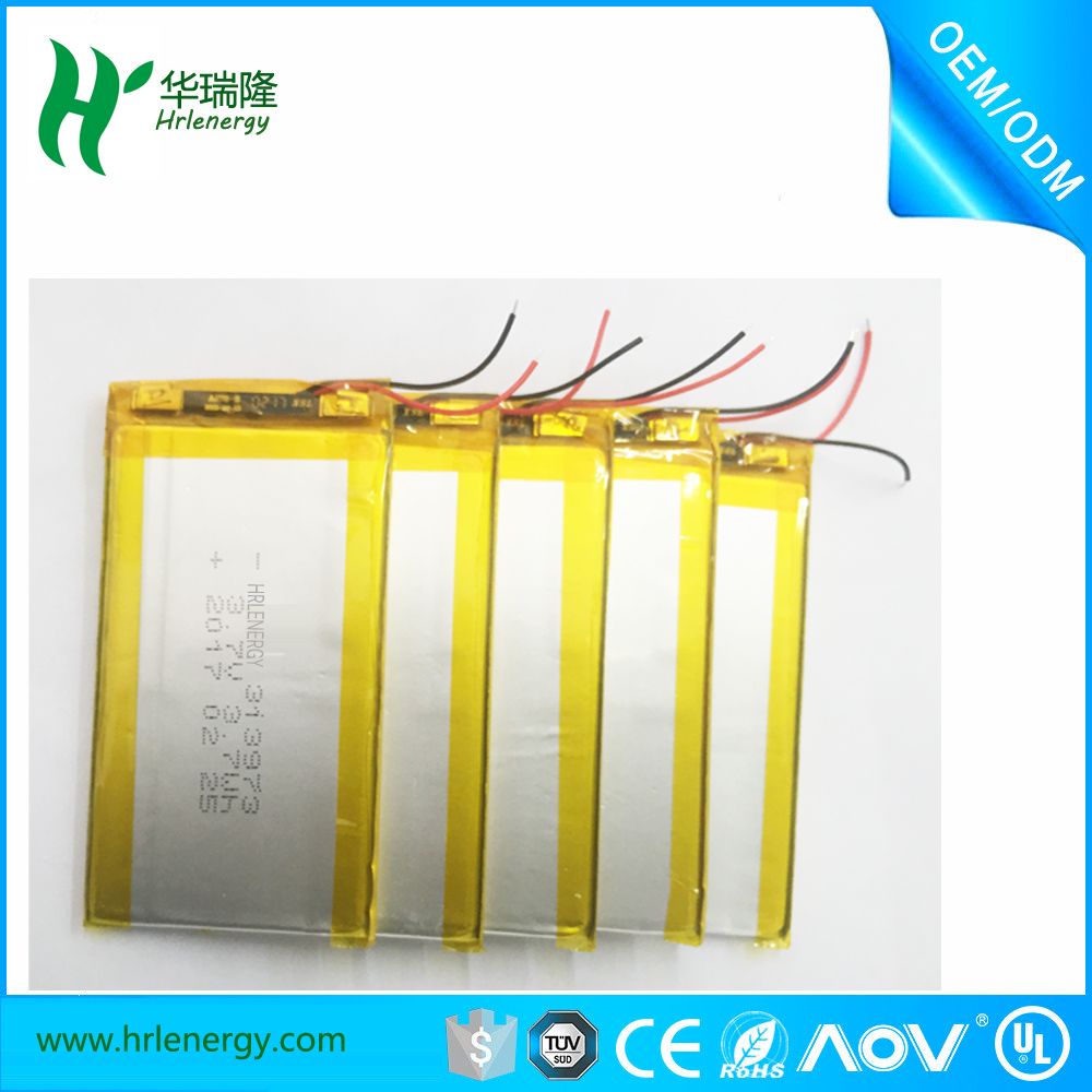 3.7V 1000mAh Lithium Polymer Rechargeable Battery with PCB