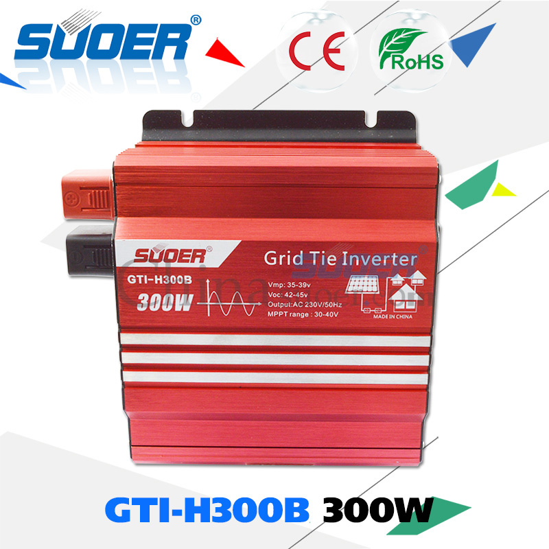 Suoer 300W 24V to 230V Grid Tie Power Inverter (GTI-H300B)