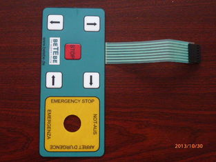 Moisture Proof Membrane Switch Panel for Electric Product, Silk - Screen Printed