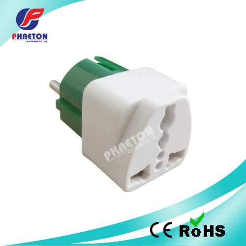 EU 2pin Round Multiuse AC DC Power Travel Adapter Plug
