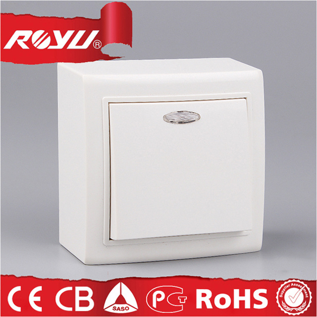 Inside LED Light Surface Mounting Type Push Button Switch