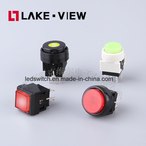 Audio Video Pushbutton Switch with on off Actuator Illuminated for All Broadcast Panel Needs