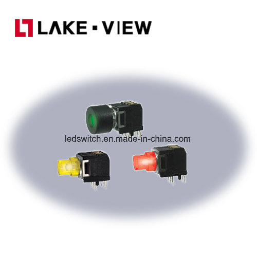 Right Angle LED Illuminated Tactile Switch Applications Include Telecommunications Equipment