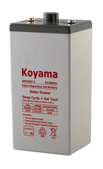 2V Solar Power System Battery Deep Cycle Gel Battery 300ah