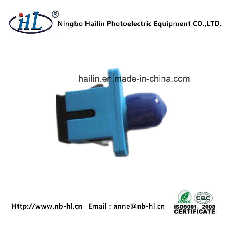 Sc-FC/Sm/PC Plastic Fiber Optic Adapter for Fip Fiber Interface Panel
