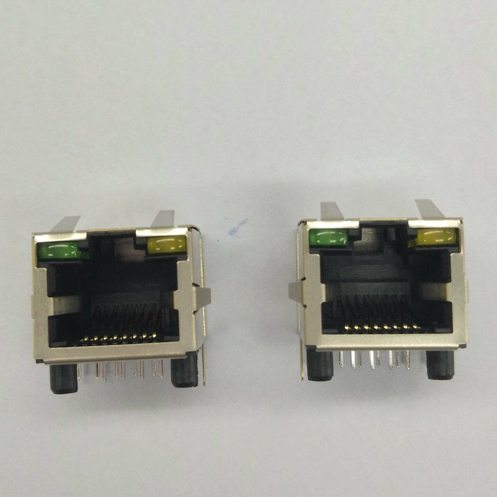 Single-Port Magnetic Modular Jacks with LED, Rj 45, Poe Jacks
