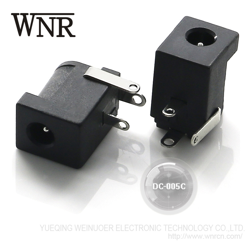Wnre SMT Female DC Power Jack 3 Pin DC-005c DC Jack