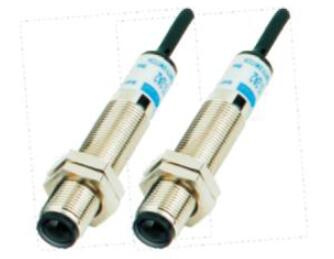 M12 Metal Housing Photoelectric Switch Thru-Beam Sensors PNP No