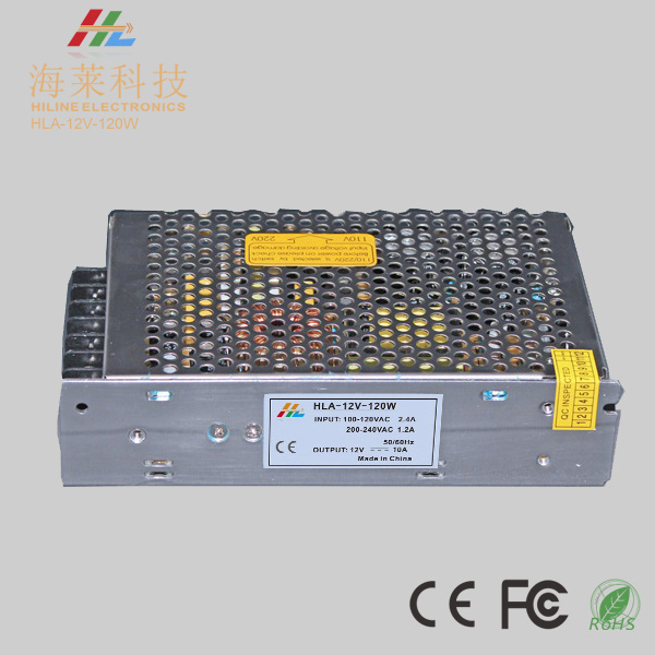 120W 5V12V24V IP20 Indoor Switching Mode LED Driver