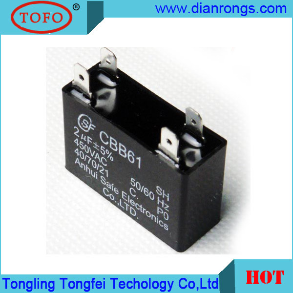 New Arrival Best Polypropylene Film Capacitor Cbb61