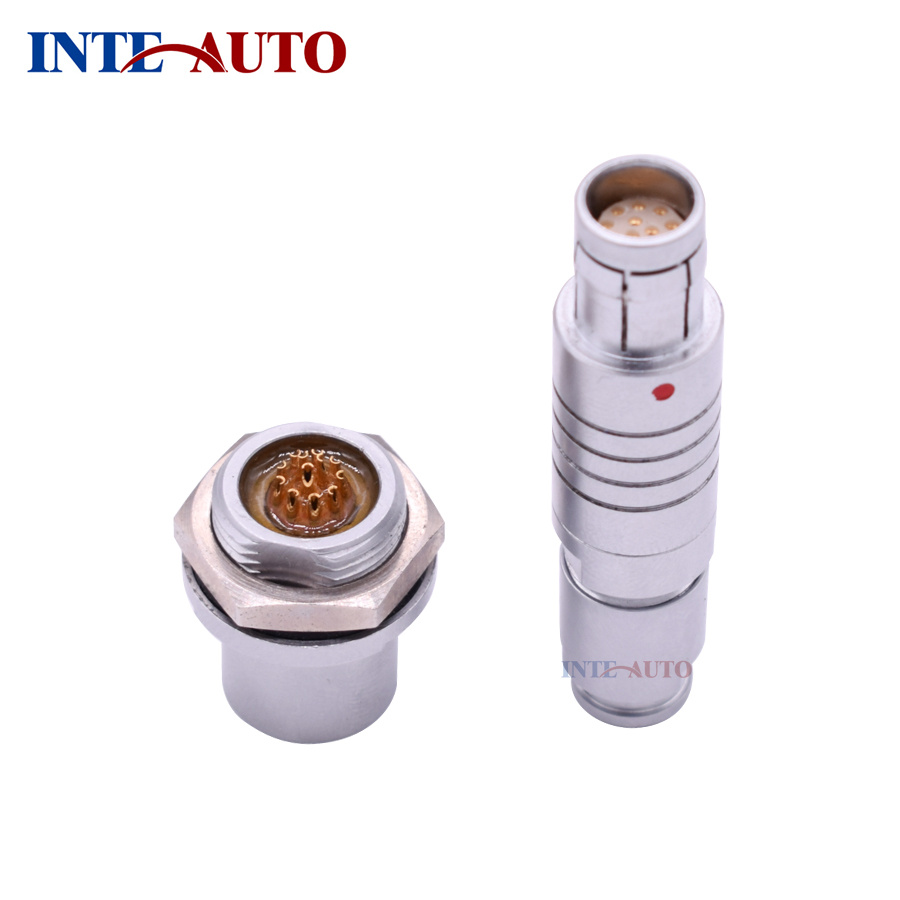 Fischer 12 Pins Water-Vacuum Circular Connector for Handheld Device