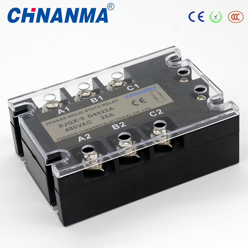 80AMP AC90-250V, 440V SSR Three Phase 12V Solid State Relay