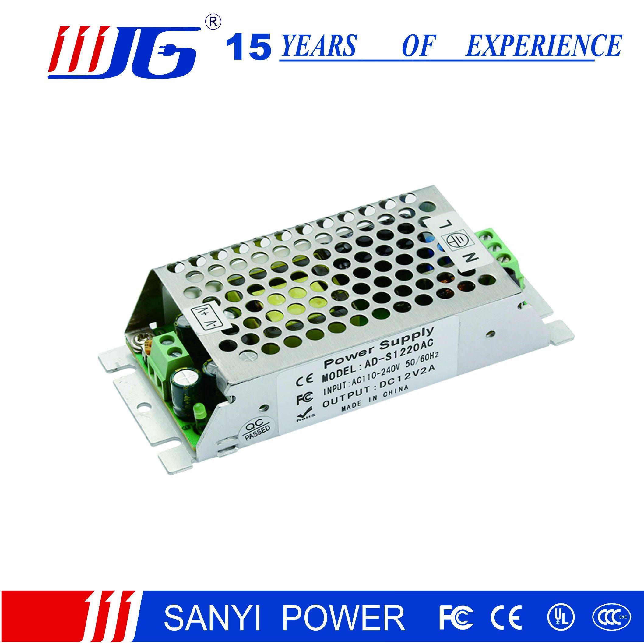 Sr-24W LED Power Supply with Ce/FCC Certificate