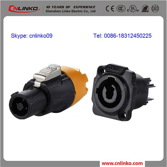 IP65 Waterproof Powercon/3pin Power Connector