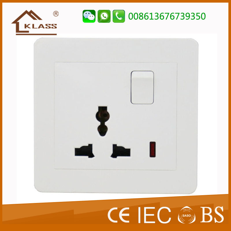 British Standard New Model Electronic Wall Switch Socket