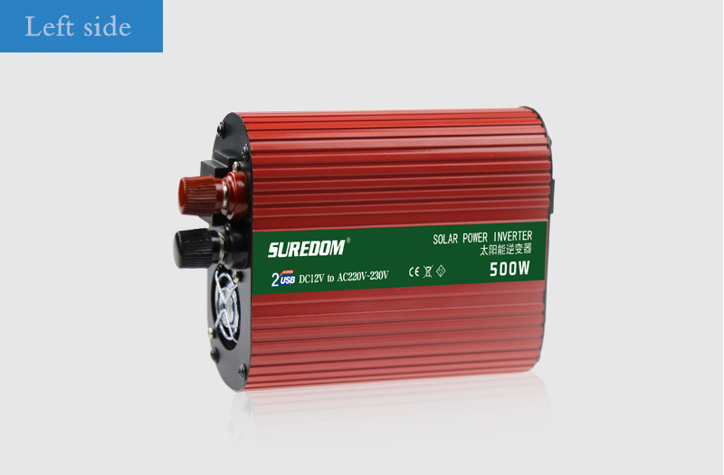 External Fuse 500W Solar Power Inverter with Dual USB