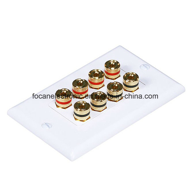 AV Wall Plate Wall Socket Speaker Panel
