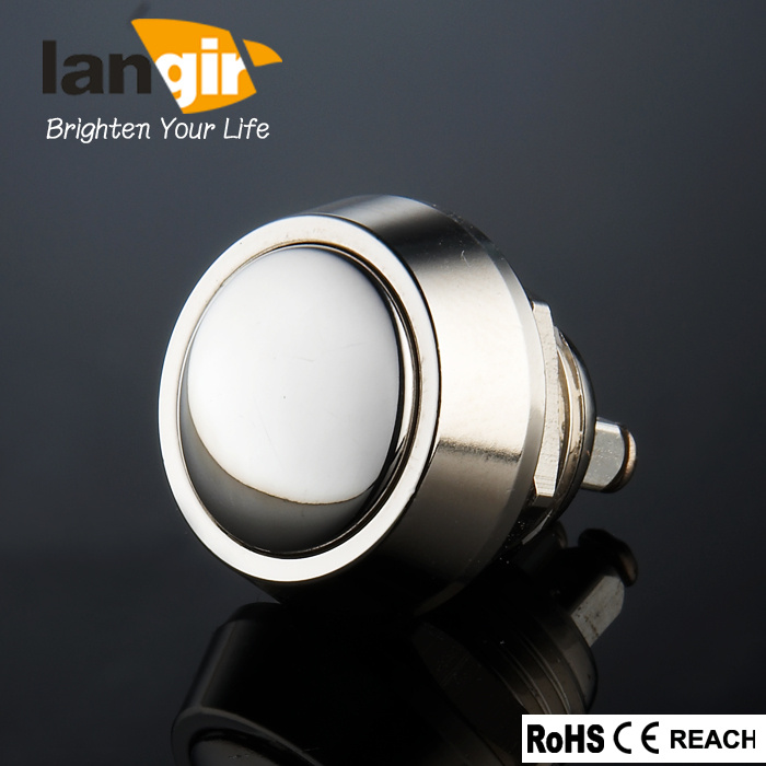 12mm Round Head Series Vandal Resistant Push Button Switch IP65