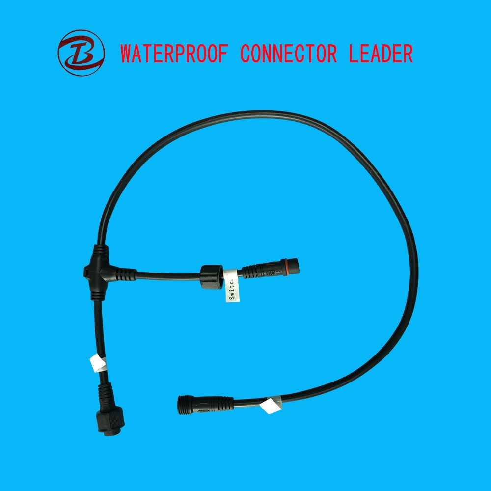 T Type IP68 Screw Fit Assembly AC Power Waterproof Connector